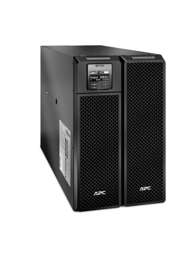 اي بي سي SRT10KXLI | مزوّد طاقة غير منقطع (UPS) من APC طراز Smart-UPS SRT بقدرة 10000 فولت-أمبير، قابل للاستخدام كراك أو برج، يعمل على 230 فولت | تحويل مزدوج أونلاين | وحدة أساسية - Image 1